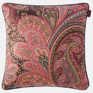 Paisley cotton cushion