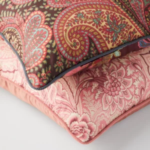 Paisley cotton cushion