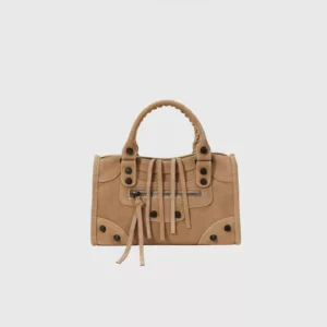 Warm Coffee Retro Leather Shoulder & Crossbody Bag