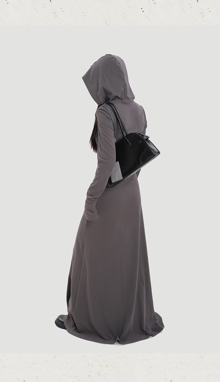 Genuine Cowhide Leather Retro Arch Shoulder Bag – Soft Zip Top Handle - Image 15