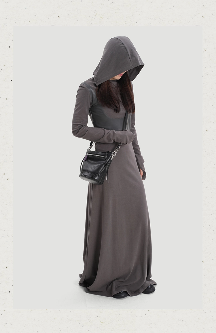 Genuine Leather Mini Bucket Bag with Chain Strap – Shoulder & Crossbody Bag - Image 13