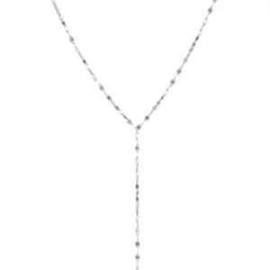 18K Gold-Plated S925 Sparkling Y-Shaped Minimalist Necklace