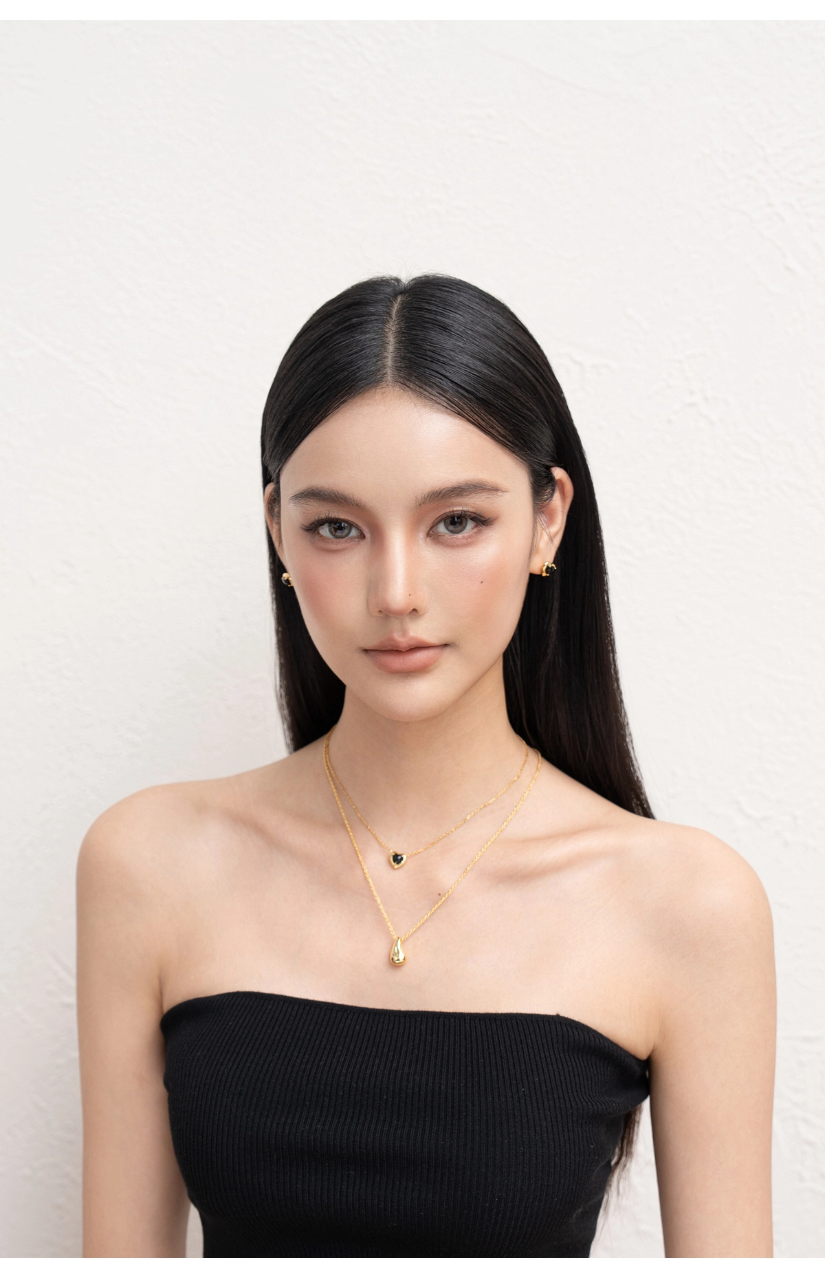 18K Gold-Plated S925 Teardrop Pendant Minimalist Necklace - Image 7