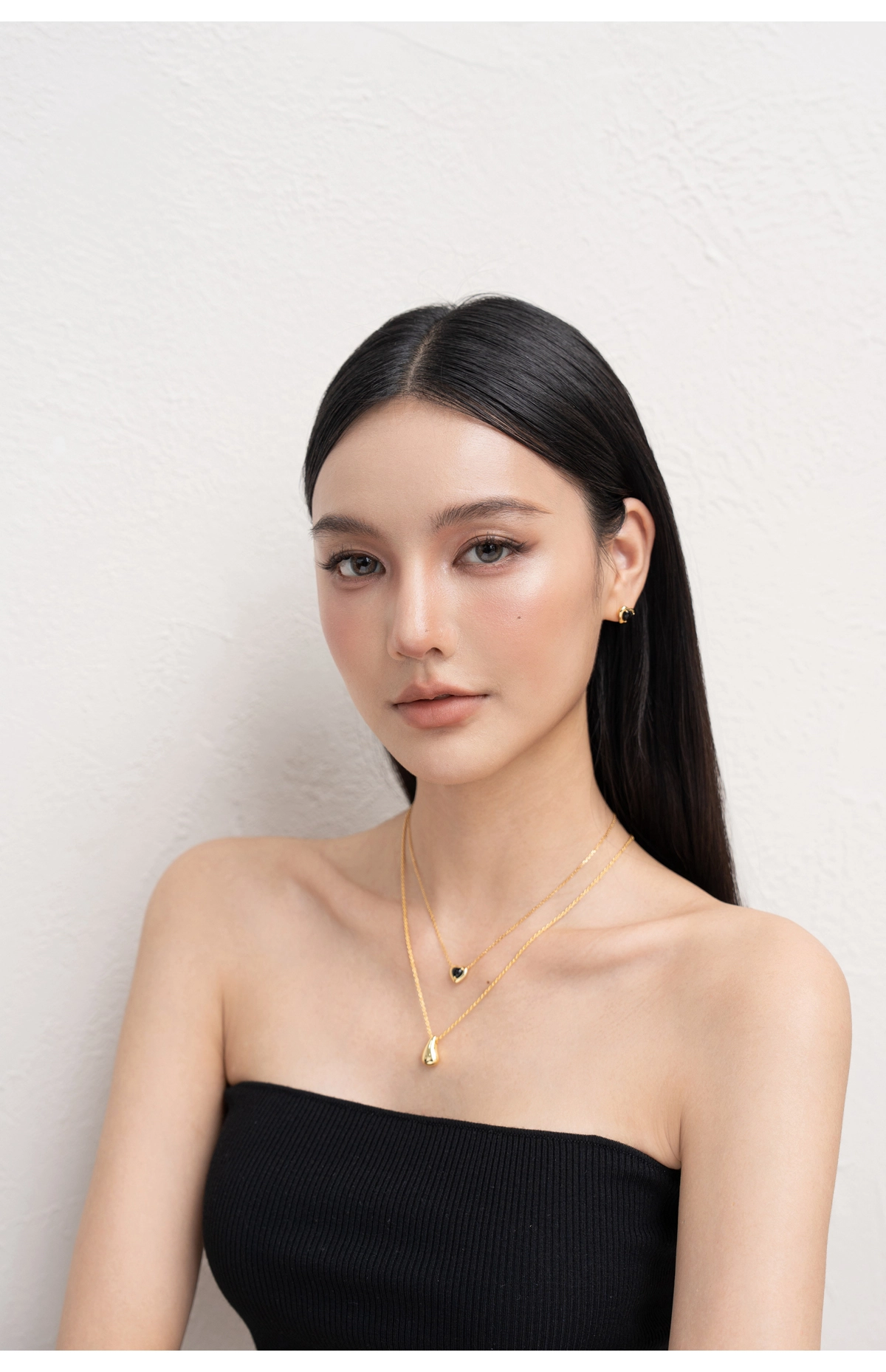 18K Gold-Plated S925 Teardrop Pendant Minimalist Necklace - Image 8