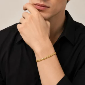 24K Gold-Plated Titanium Steel Bracelet