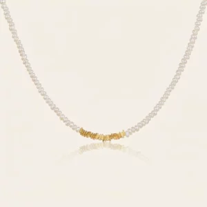 Petite Pearl Beaded Choker Necklace
