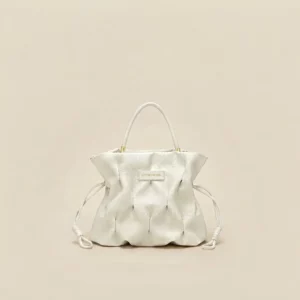 Soft Pleated Bucket Crossbody Bag
