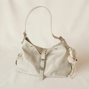 Soft Slouch Hobo Shoulder Bag with Adjustable Buckle Straps