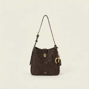Vintage Buckle Shoulder Tote Bag