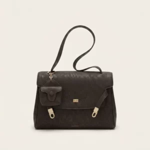 Vintage-Inspired Kelly Shoulder Tote Bag