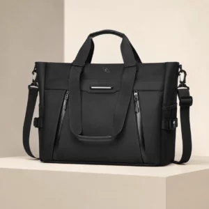 Water-Resistant Laptop Tote Bag with Trolley Sleeve