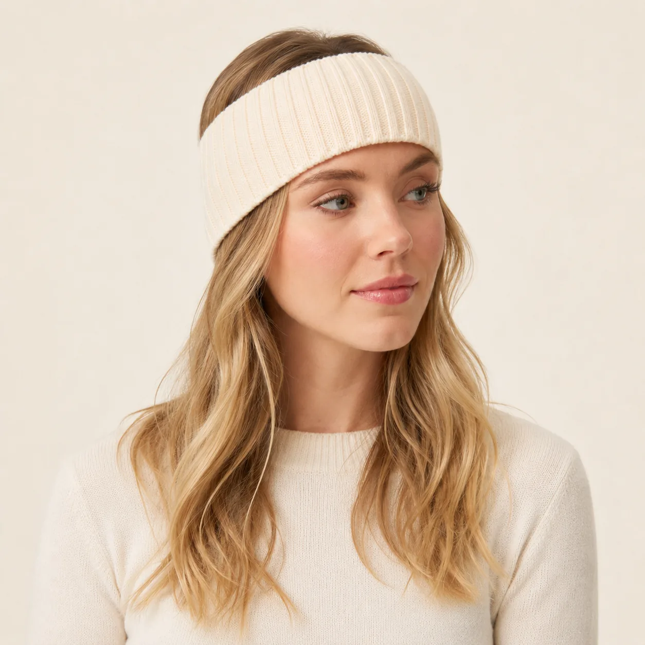 Chunky Knit Wide Headband Ear Warmer - Image 4