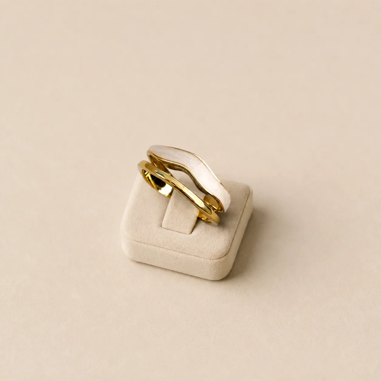 Color-Inlay Adjustable Ring Collection - Image 3