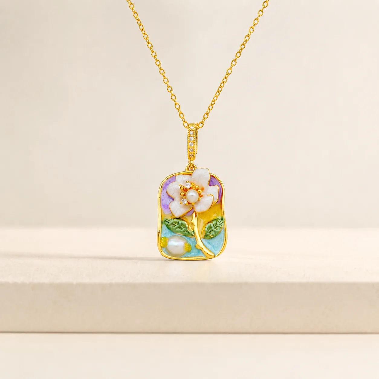 Floral & Artistic Pendant Necklace Collection - Image 5
