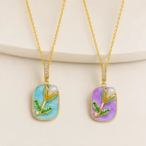 Floral & Artistic Pendant Necklace Collection