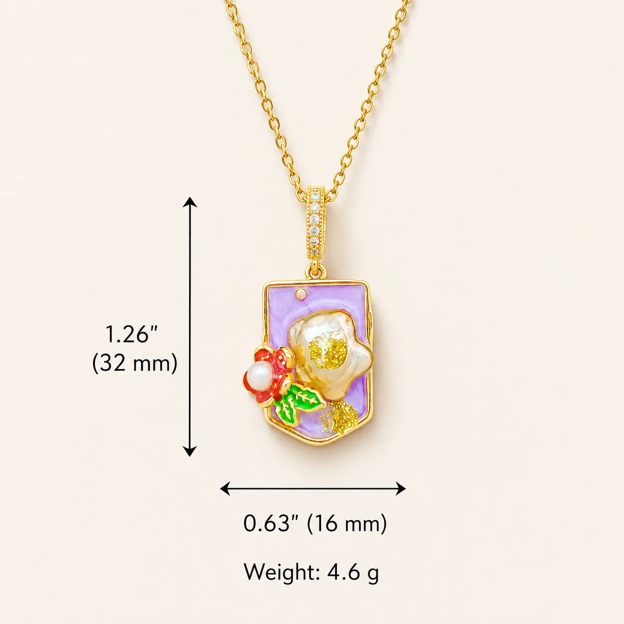Floral & Artistic Pendant Necklace Collection - Image 45