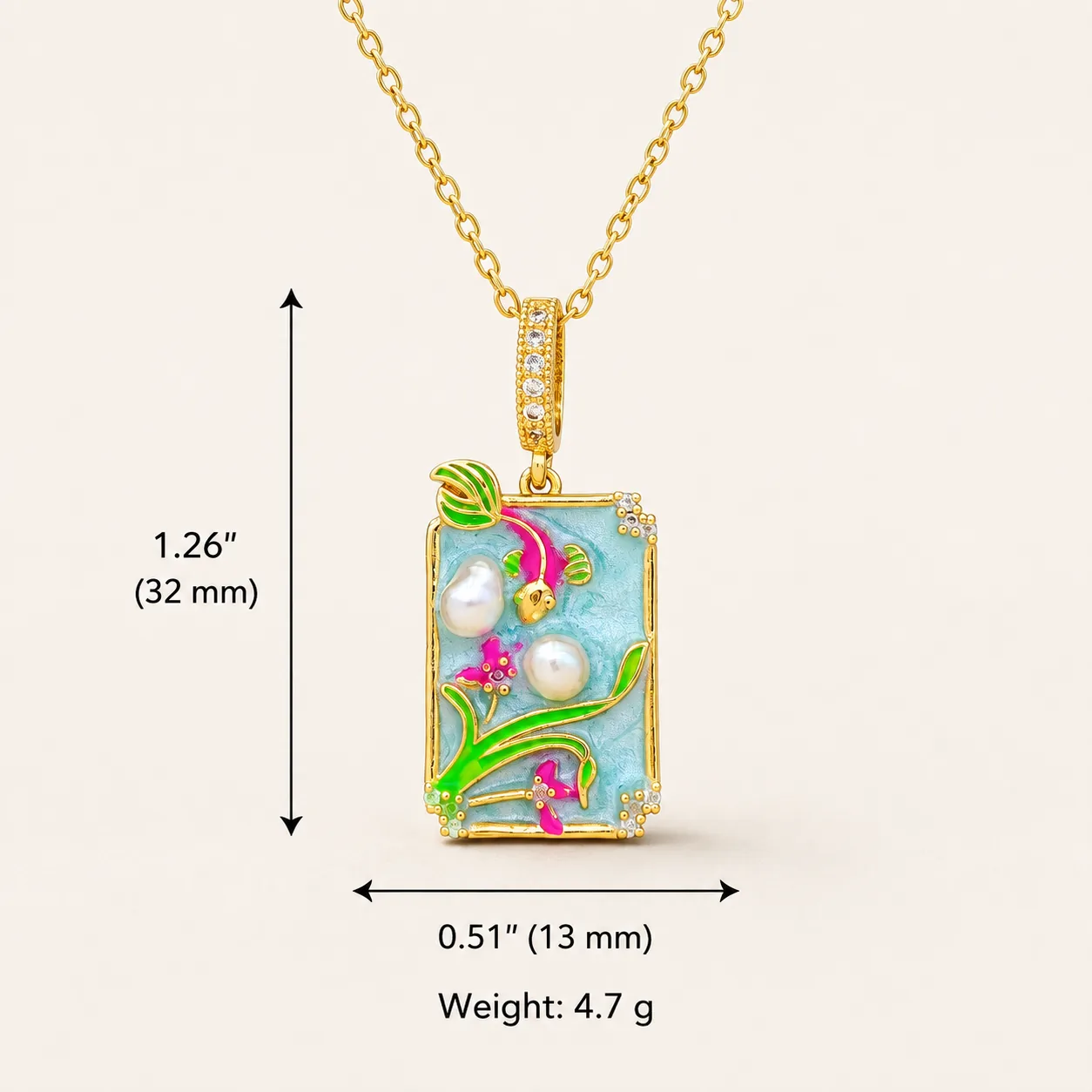 Floral & Artistic Pendant Necklace Collection - Image 46