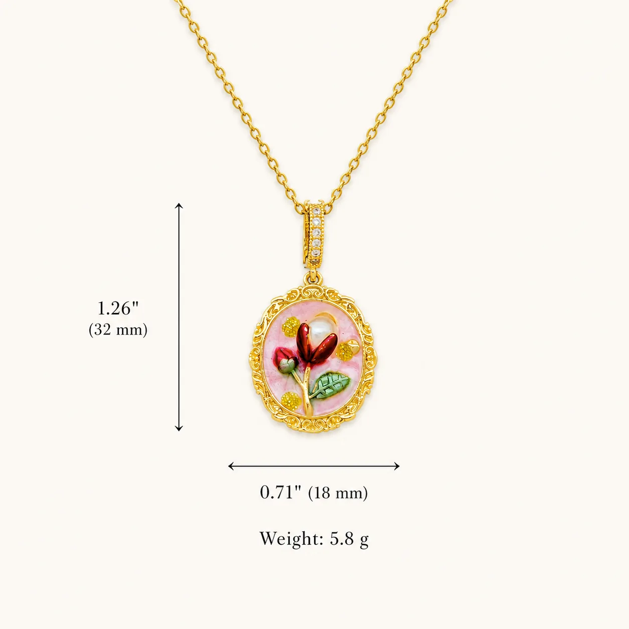 Floral & Artistic Pendant Necklace Collection - Image 19