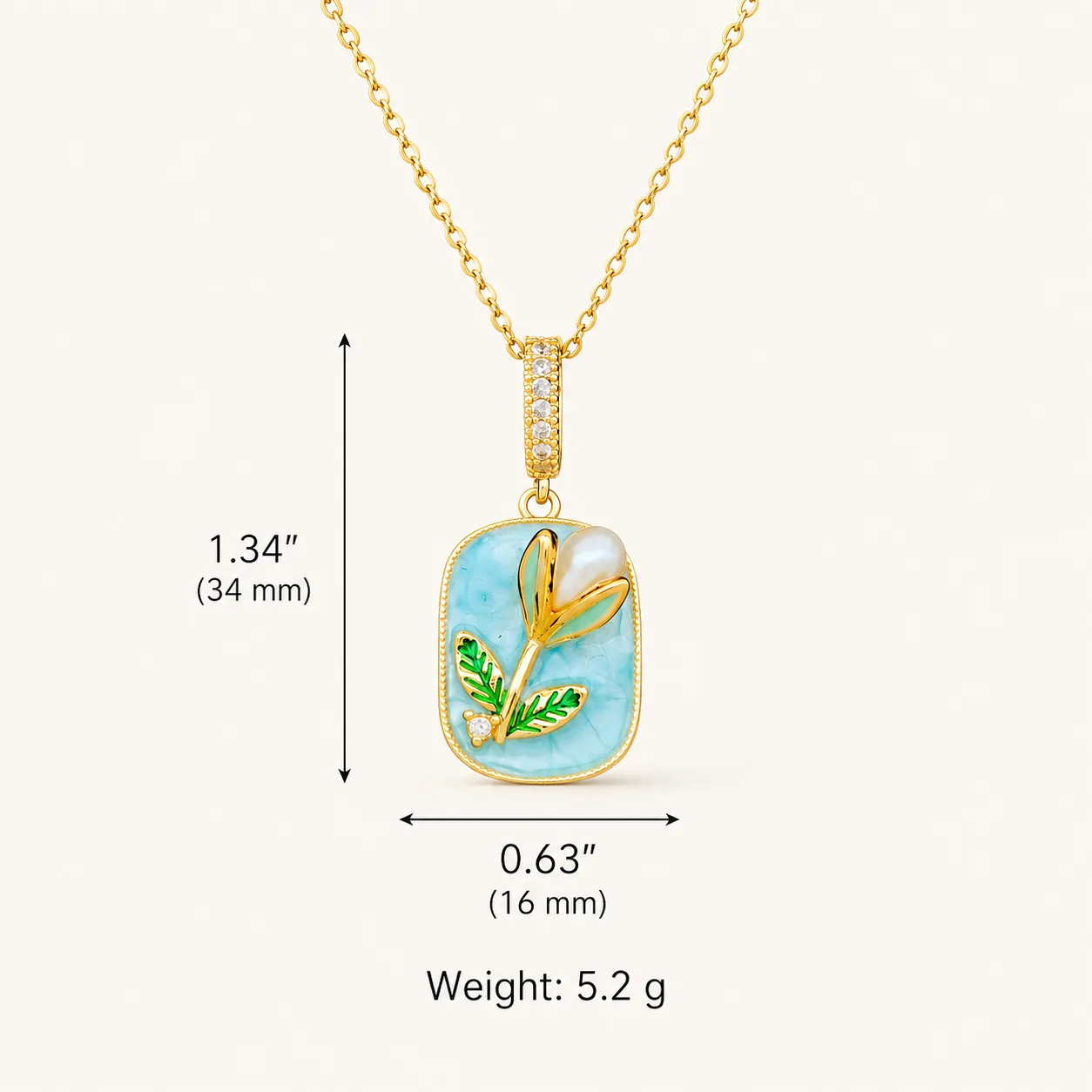 Floral & Artistic Pendant Necklace Collection - Image 25