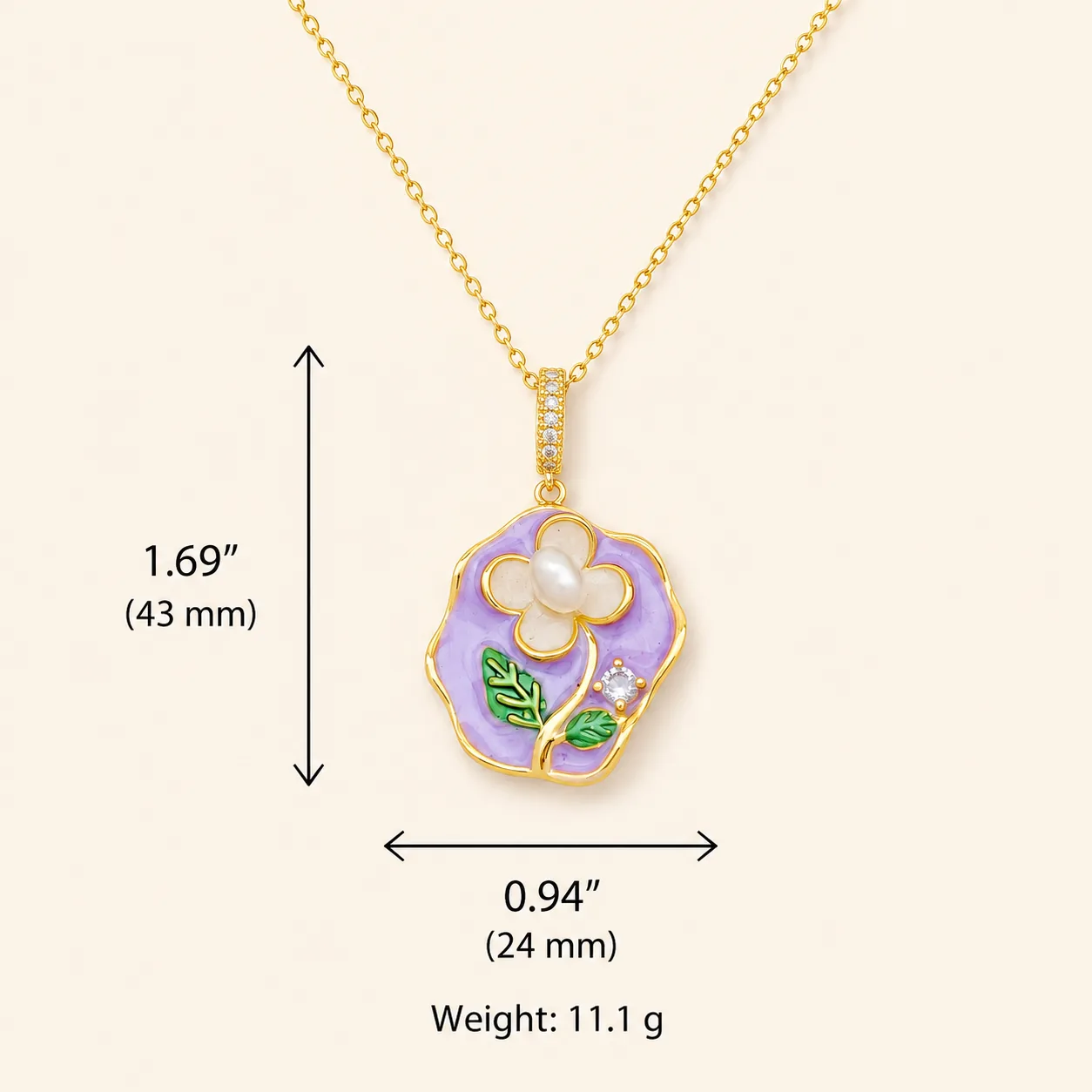 Floral & Artistic Pendant Necklace Collection - Image 28