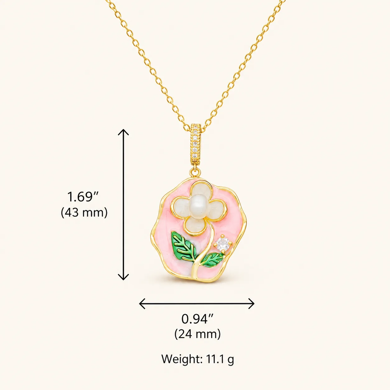 Floral & Artistic Pendant Necklace Collection - Image 29