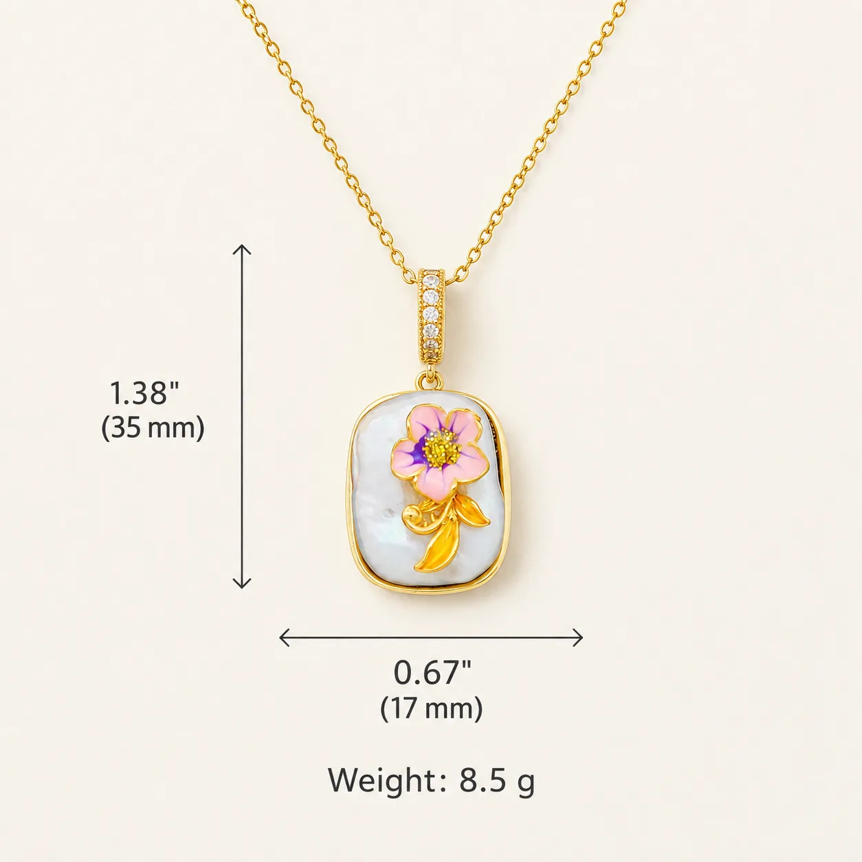 Floral & Artistic Pendant Necklace Collection - Image 30