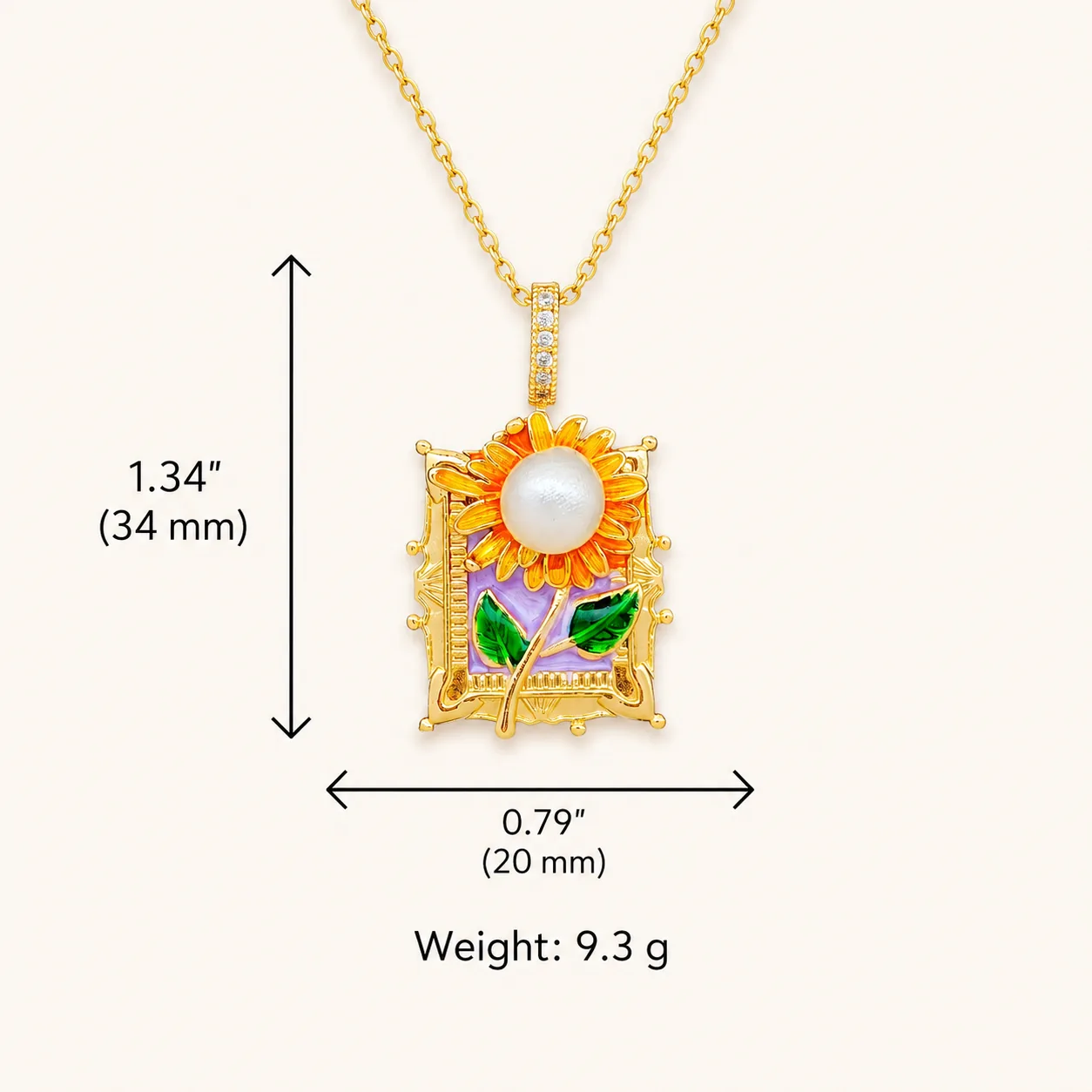 Floral & Artistic Pendant Necklace Collection - Image 33