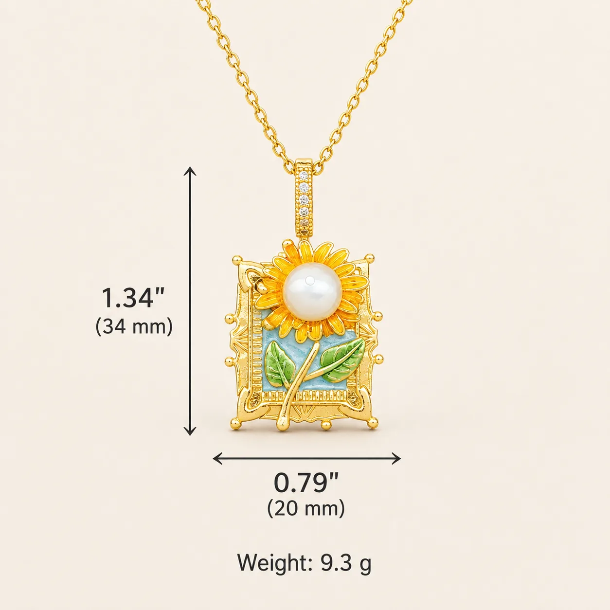 Floral & Artistic Pendant Necklace Collection - Image 34