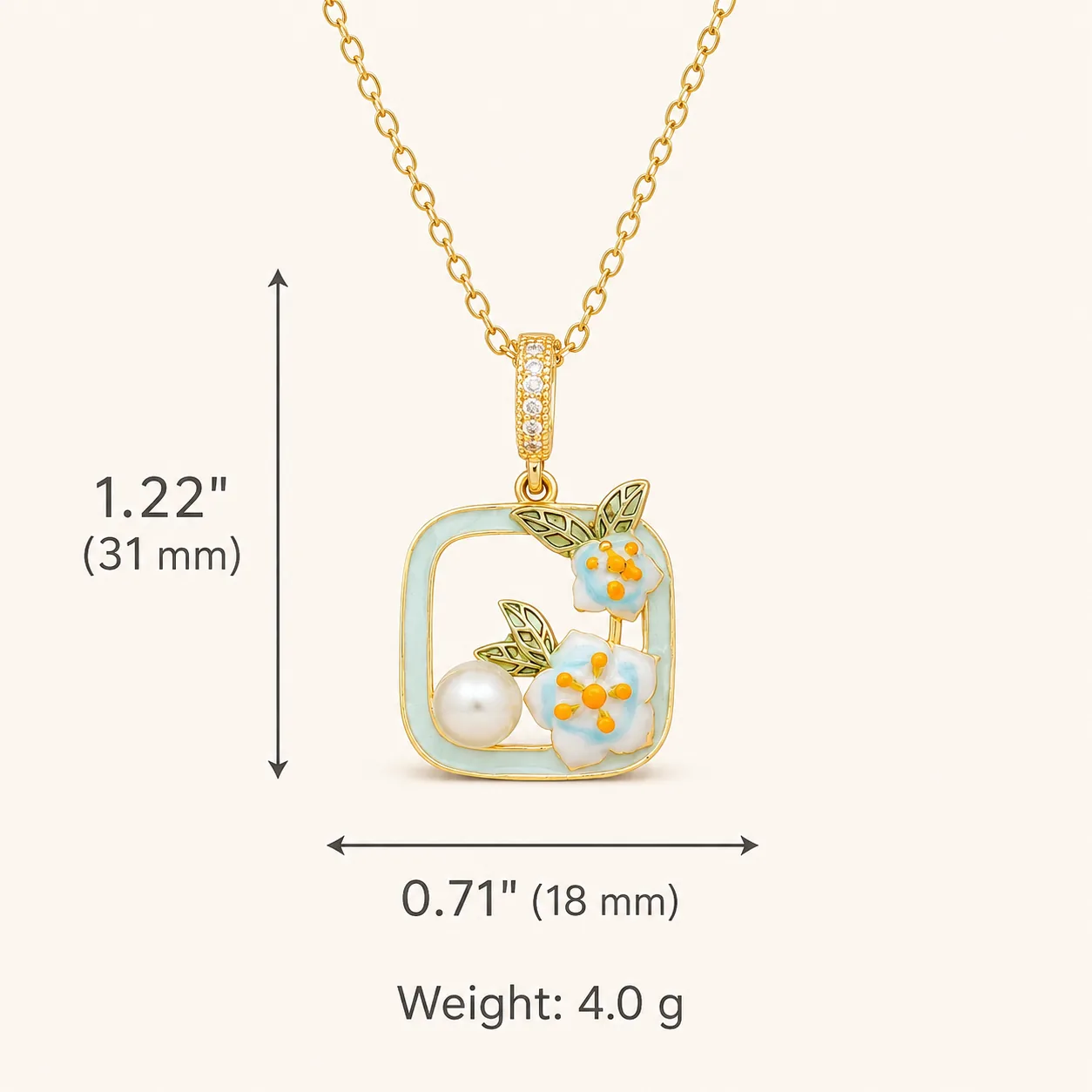 Floral & Artistic Pendant Necklace Collection - Image 35