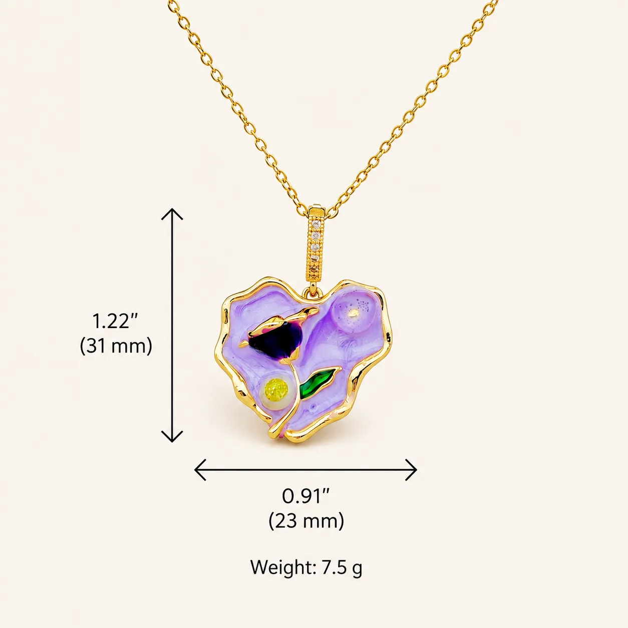 Floral & Artistic Pendant Necklace Collection - Image 39