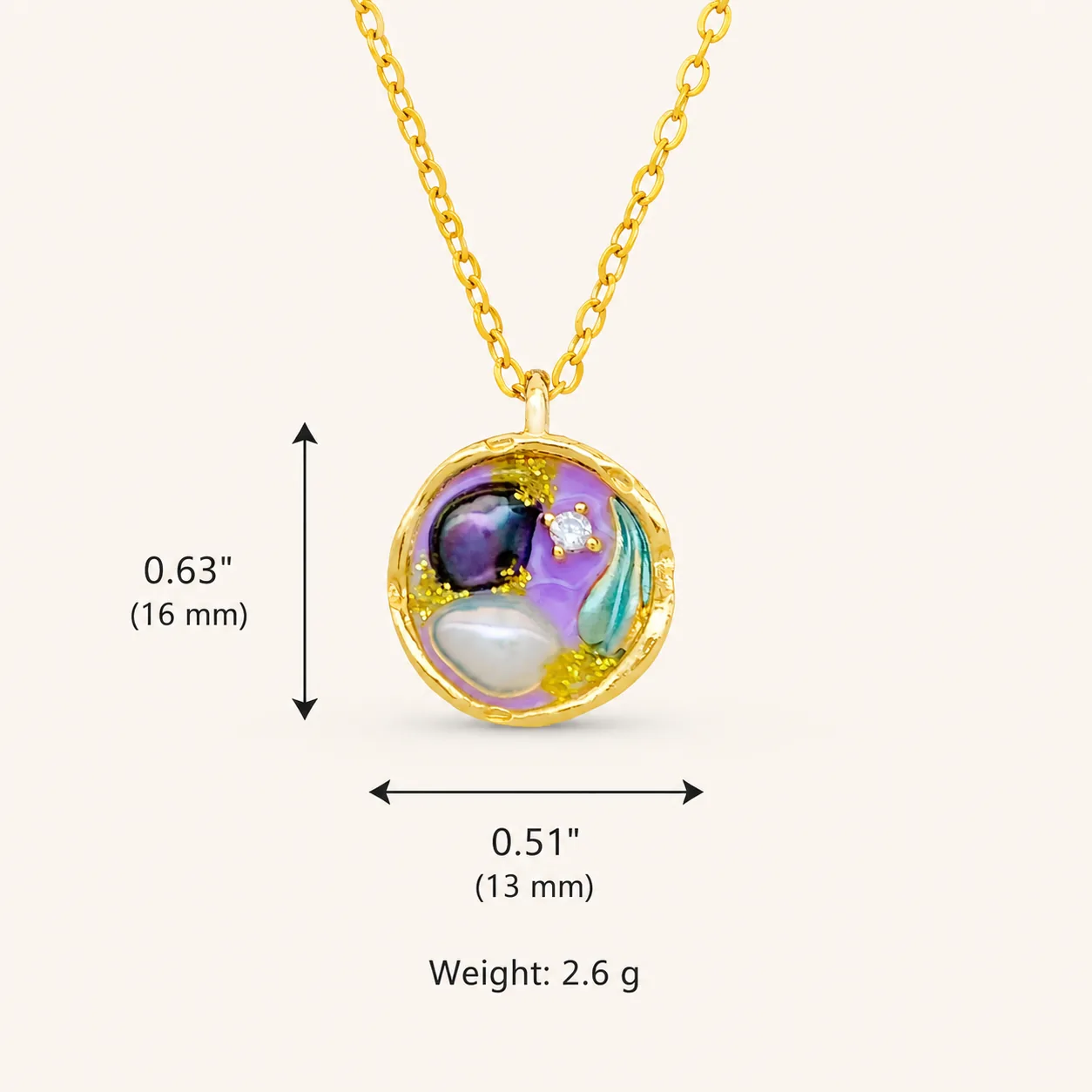 Floral & Artistic Pendant Necklace Collection - Image 43