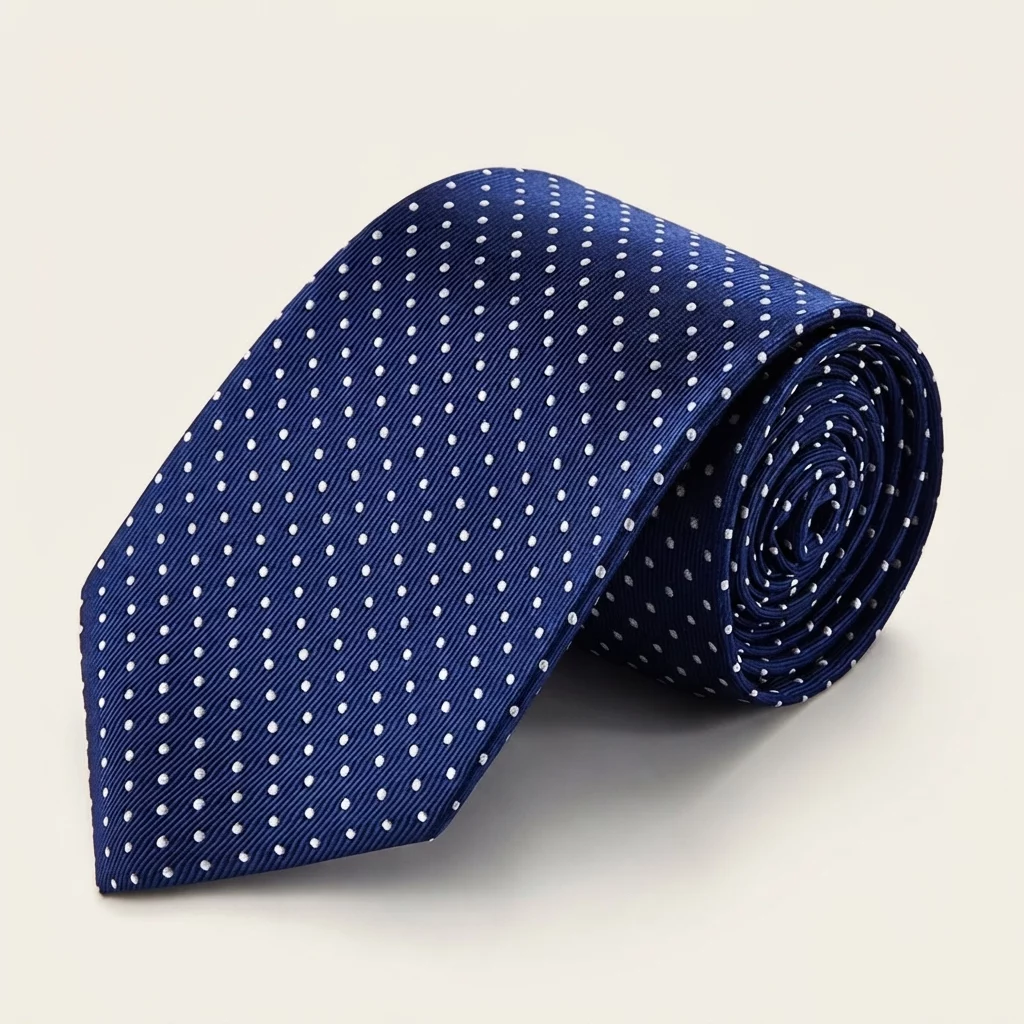 Men’s Jacquard Silk Necktie – 3.1-Inch Woven Pattern Tie - Image 5