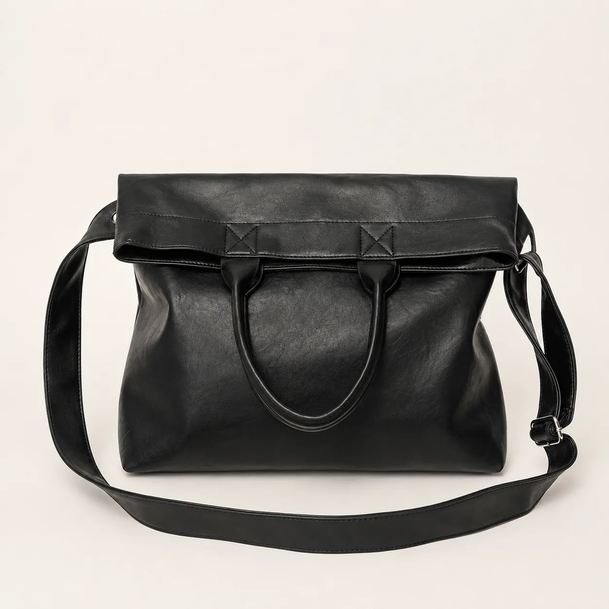 Oversized Foldover Shoulder Tote