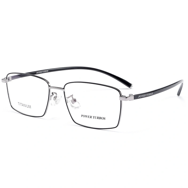 Pure Titanium Rectangular Eyeglass Frames - Image 4