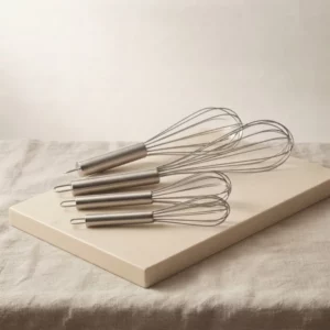 Stainless Steel Manual Balloon Whisk with Hanging Loop