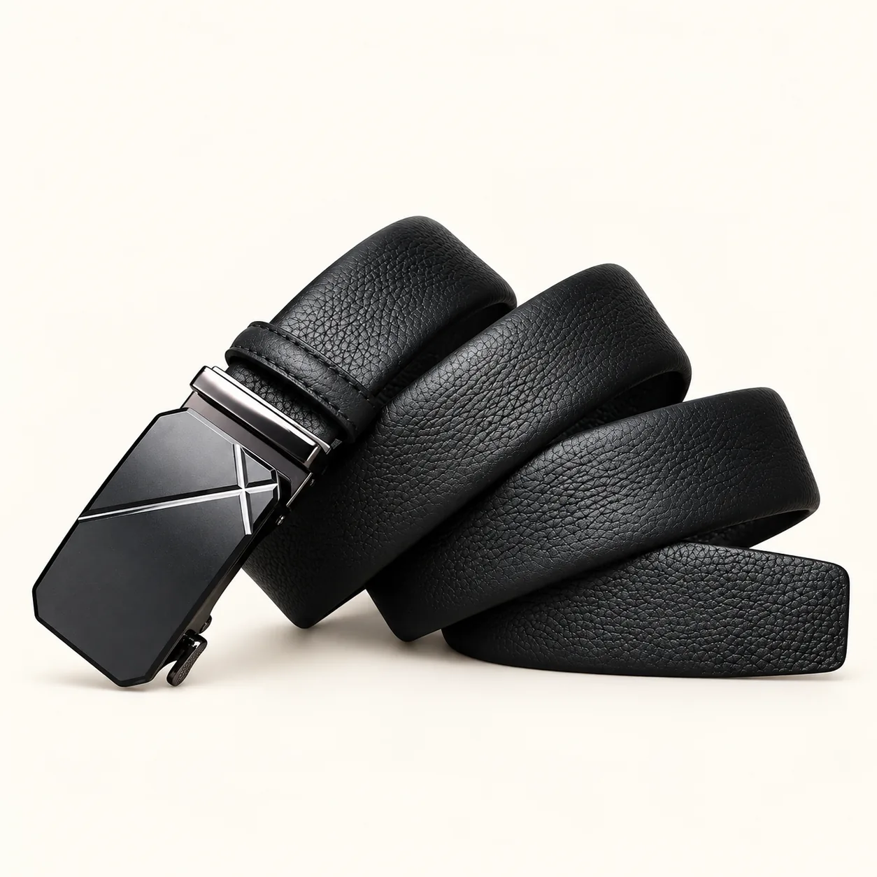 Top-Grain Cowhide Automatic Ratchet Belt - Image 3