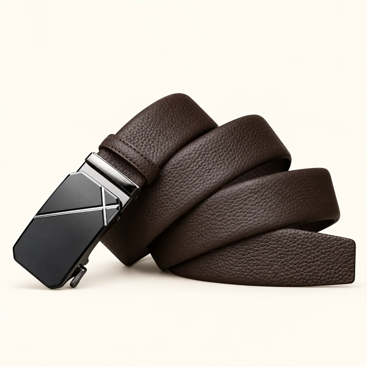 Top-Grain Cowhide Automatic Ratchet Belt - Image 4