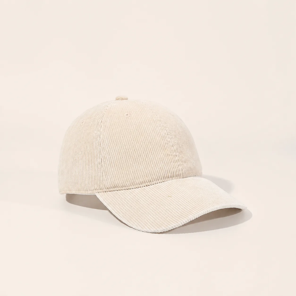 Washed Cotton Corduroy Adjustable Baseball Cap - Image 4