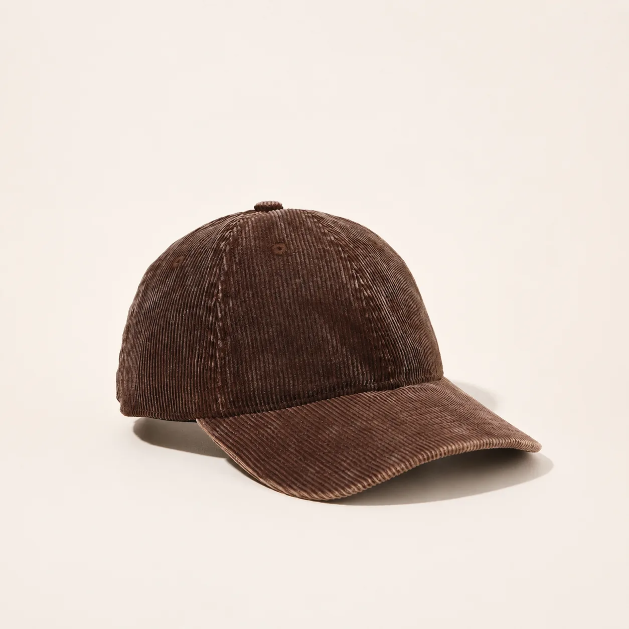 Washed Cotton Corduroy Adjustable Baseball Cap - Image 6
