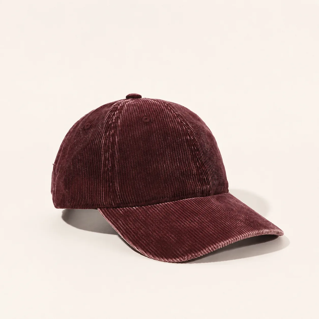 Washed Cotton Corduroy Adjustable Baseball Cap - Image 7