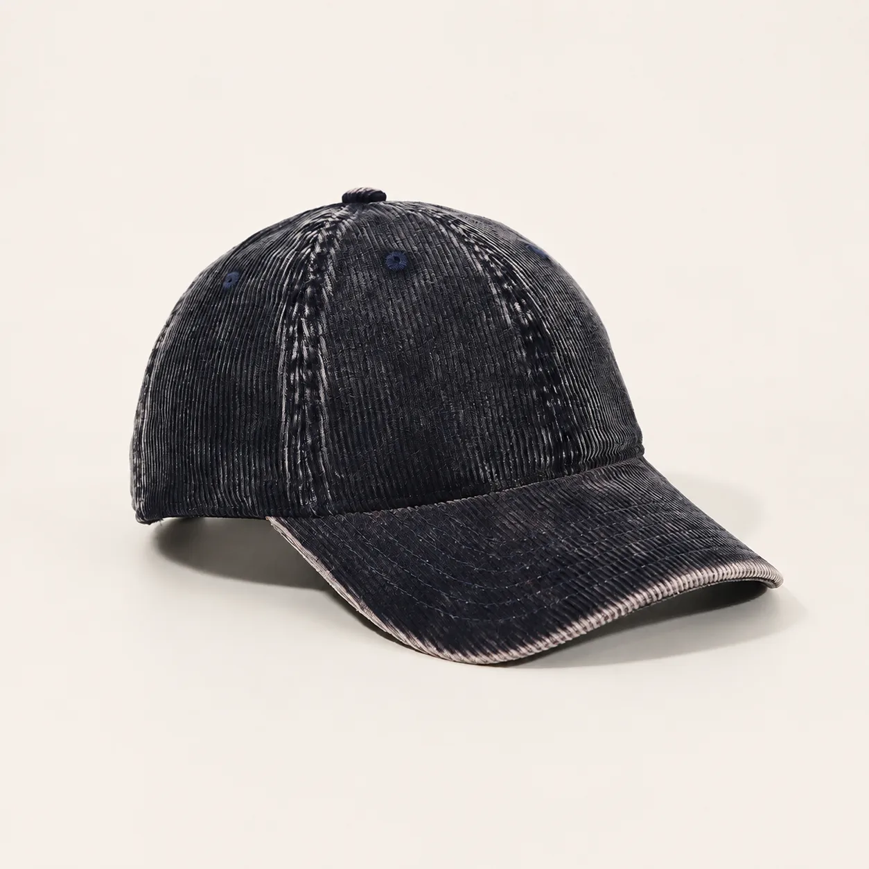 Washed Cotton Corduroy Adjustable Baseball Cap - Image 2