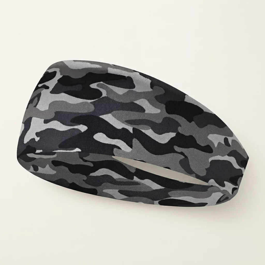 Wide Printed Stretch Headband – Soft Breathable Non-Slip Hair Band - Image 6