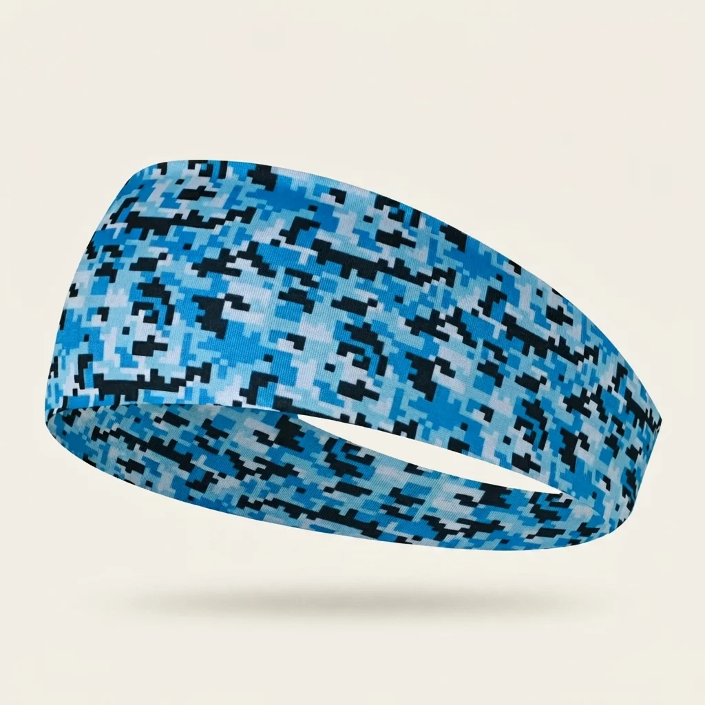 Wide Printed Stretch Headband – Soft Breathable Non-Slip Hair Band - Image 10