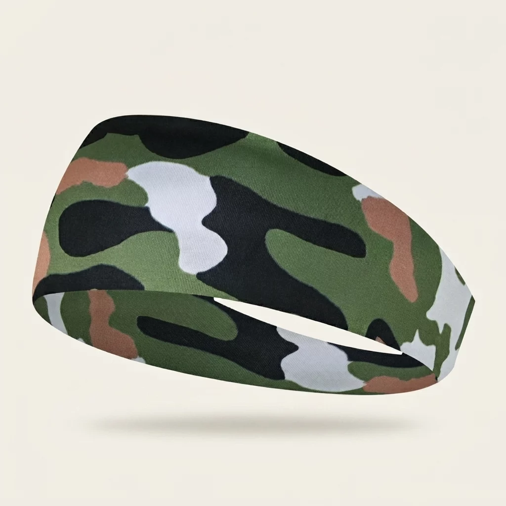 Wide Printed Stretch Headband – Soft Breathable Non-Slip Hair Band - Image 11