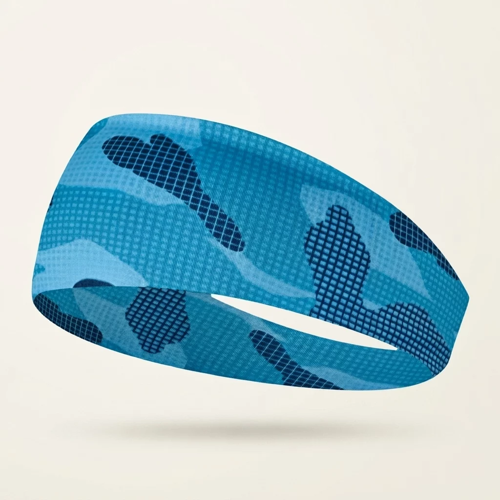 Wide Printed Stretch Headband – Soft Breathable Non-Slip Hair Band - Image 12