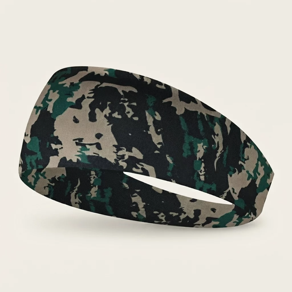 Wide Printed Stretch Headband – Soft Breathable Non-Slip Hair Band - Image 14