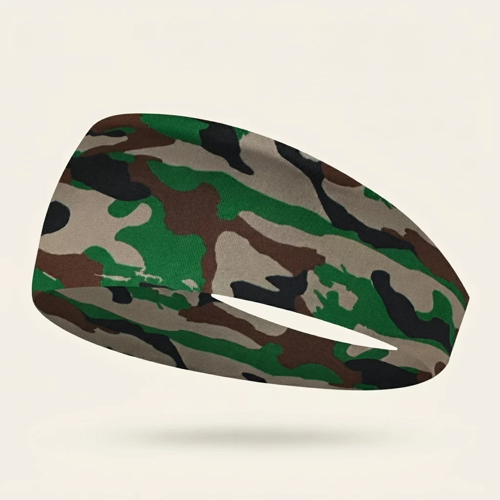 Wide Printed Stretch Headband – Soft Breathable Non-Slip Hair Band - Image 16