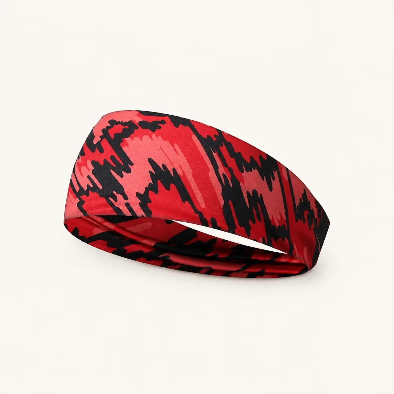 Wide Printed Stretch Headband – Soft Breathable Non-Slip Hair Band - Image 22