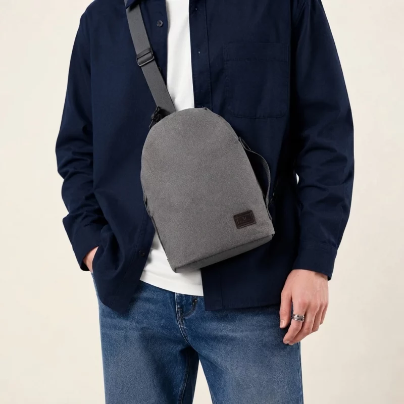 High-Density Nylon Teardrop Sling Bag - Image 4