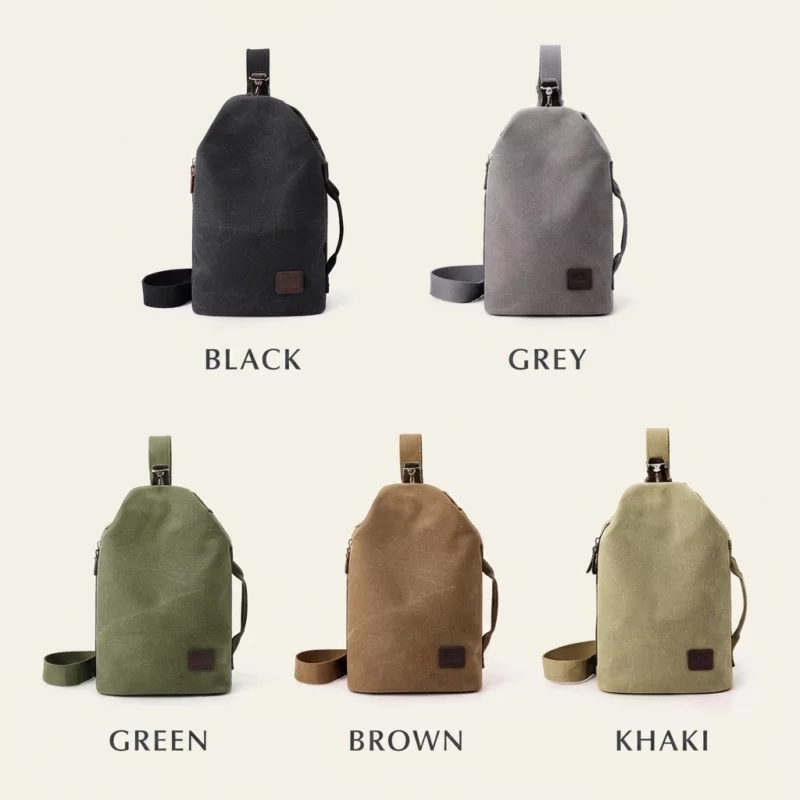 High-Density Nylon Teardrop Sling Bag - Image 6